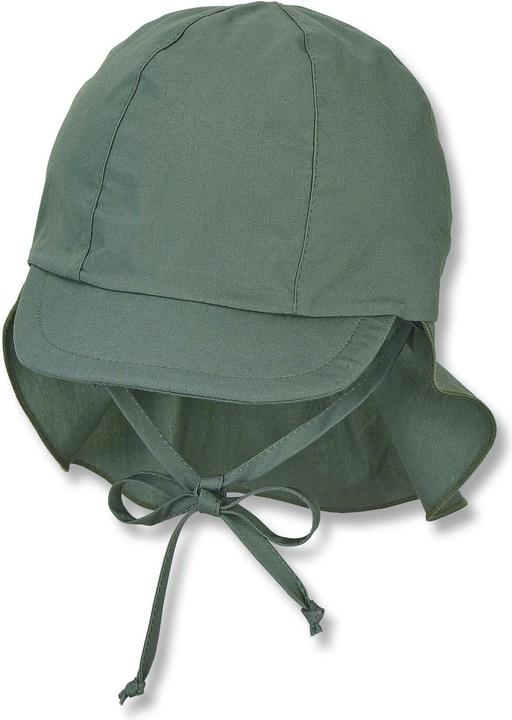Sterntaler Sommermütze mit Nackenschutz Dunkelgrün Gr. 49 (49)