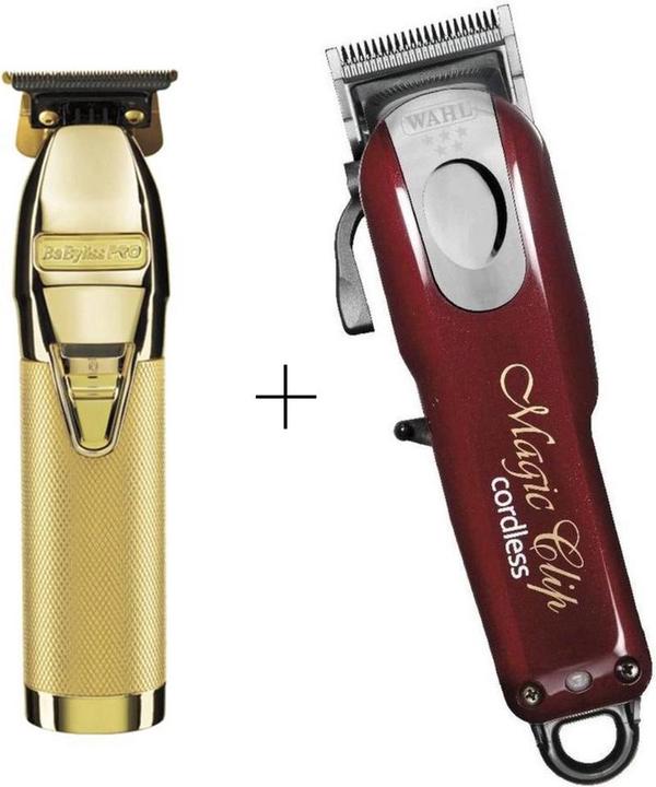 Produktbild Wahl Magic clip cordless + Babyliss Skeleton gold trimmer