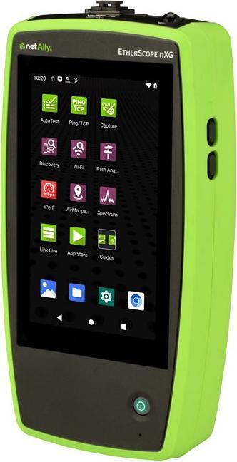 Image du produit Netally Kit d'analyseur de réseau portable EtherScope nXG avec Wi-Fi 6/6E, 10Gbps