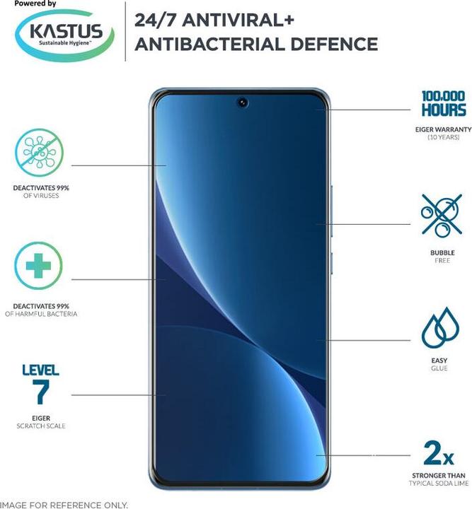 Immagine prodotto Eiger Mountain Glass Clear Edge (1 Pezzo/i, Xiaomi 12X, Xiaomi 12)