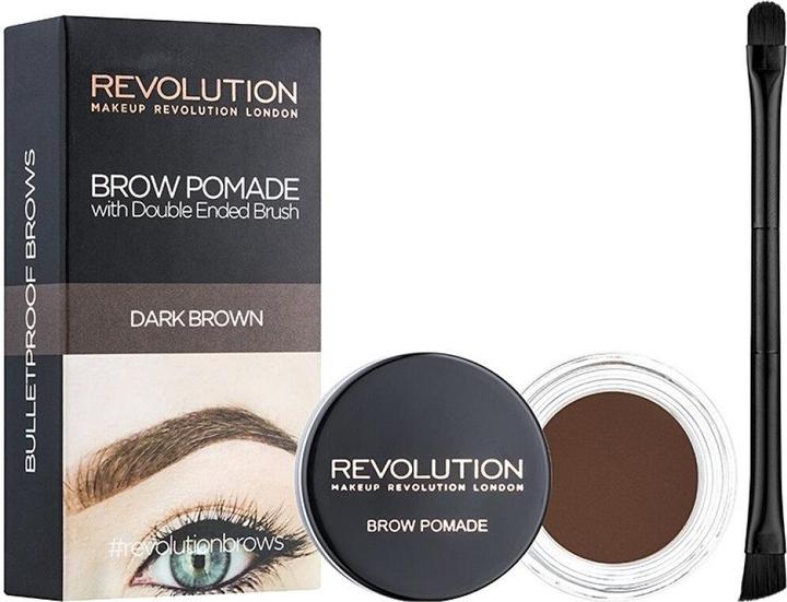 Actual product image Makeup Revolution Brow Pomade (Dark Brown)