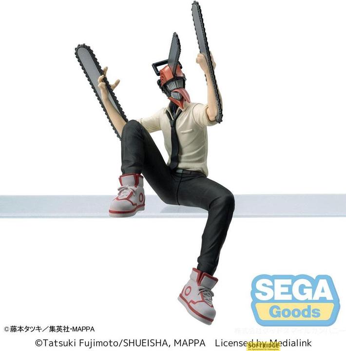 Immagine prodotto Sega Goods CHAINSAW MAN - Uomo con la motosega - Figurina PM che si appollaia 14 cm