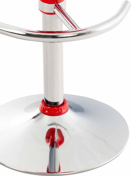 Produktbild CLP 2er Set Barhocker Saddle, rot
