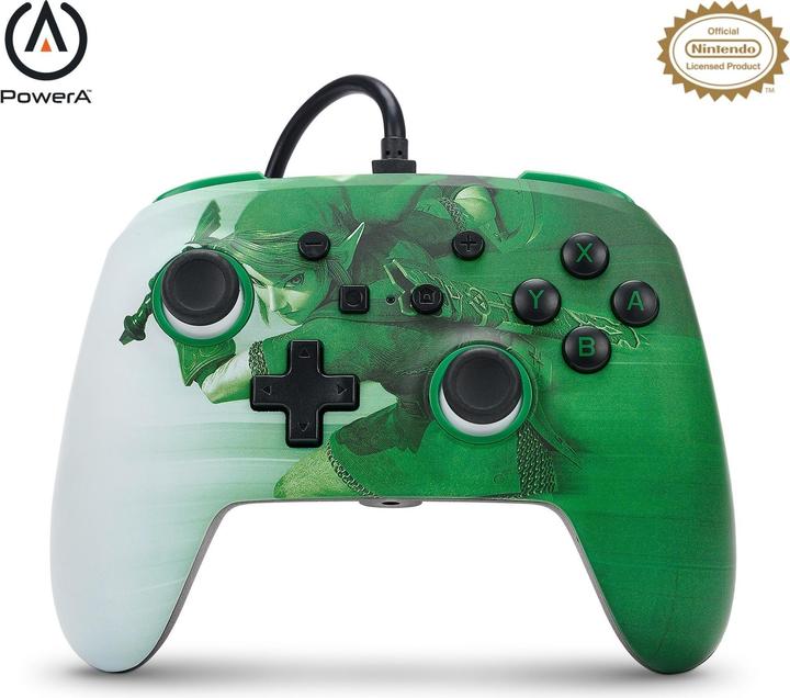 Actual product image PowerA Improved wired controller for Nintendo Switch - Heroic Link (Switch)