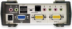 Produktbild Aten CS1732B, 2-Port KVM Switch mit USB Hub
