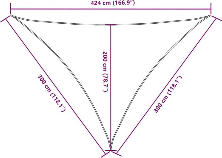Actual product image VidaXL Awning (300 x 300 x 424 cm)