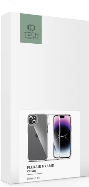 Image du produit Tech-Protect Flexair Hybrid do iPhone 15 Clear (Apple iPhone 15)