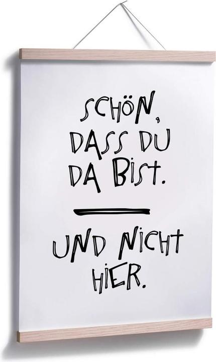 Produktbild Trenddeko Schön, dass du da bist (30 x 40 cm)