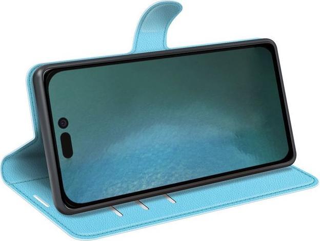 Produktbild MU Classic Litchi Leder Bookcover Series (Apple iPhone 14 Pro)