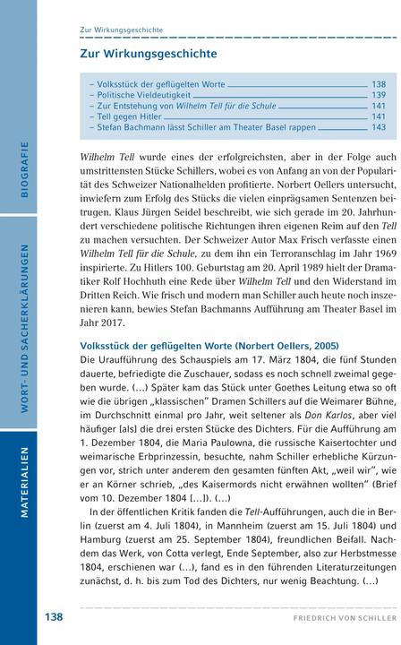 Produktbild Wilhelm Tell (Deutsch, Bange Verlag, Friedrich Schiller, 2020)