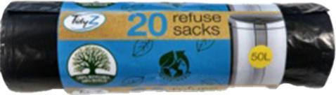 Tidy Z Müllsäcke Extra stark 20erPack (20 x, 50 l)