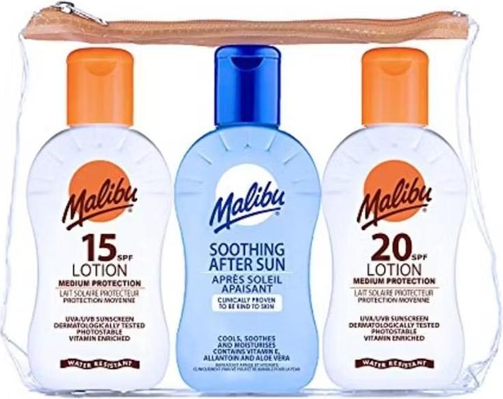 Actual product image Malibu lotion (Suntan cream, SPF 15, 100 ml)