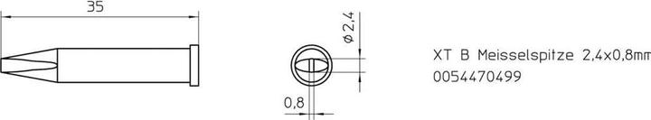 Produktbild Weller Erem Lötspitze XT B (Lötspitze)