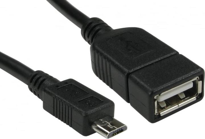 Actual product image Cables Direct CDL USB2.0 Micro B M-A F OTG Cable