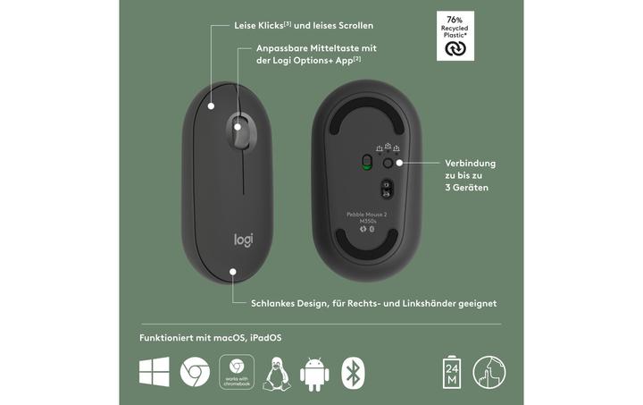 Produktbild Logitech Pebble 2 M350s (Kabellos)