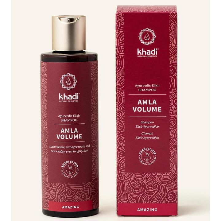 Actual product image Khadi Amla Volume (200 ml, Liquid shampoo)