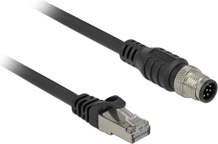Image du produit Delock Câble patch : S/FTP 3m noir (S/FTP, CAT5e, 3 m)