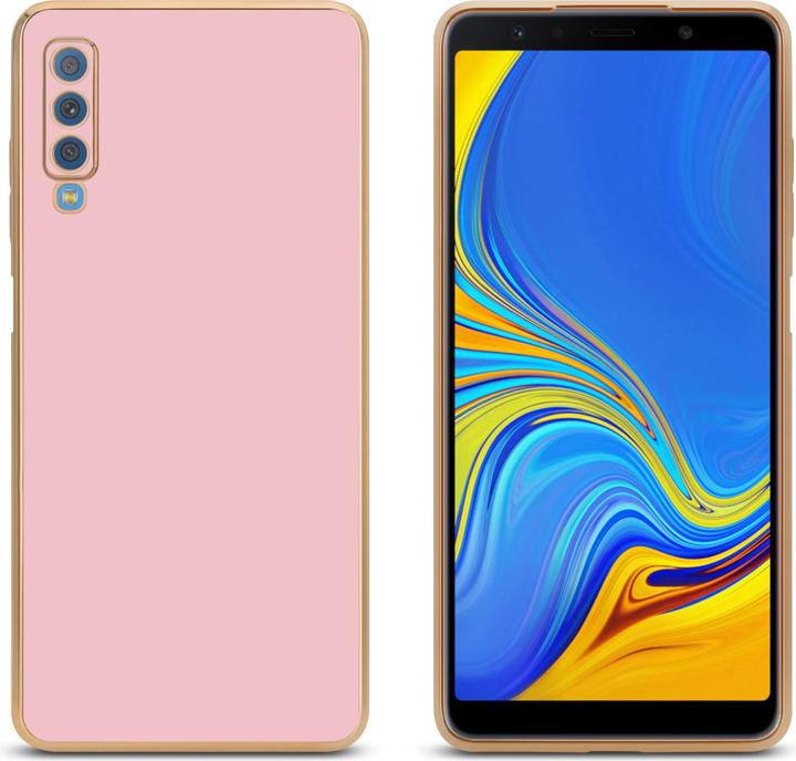 Produktbild Cadorabo Hülle für Samsung Galaxy A7 2018 im TPU mit Kameraschutz LM130 Style (Samsung Galaxy A7 (2018))