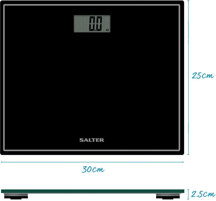 Immagine prodotto Salter Bilancia pesapersone nera (150 kg)