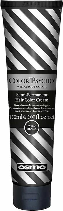 Actual product image Osmo Colour Psycho semi-permanent hair dye cream wild black 150ml (Wild Black)