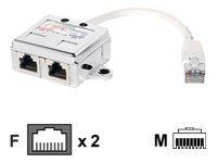 Image du produit equip Adaptateur en T RJ45 (RJ45 (2x))