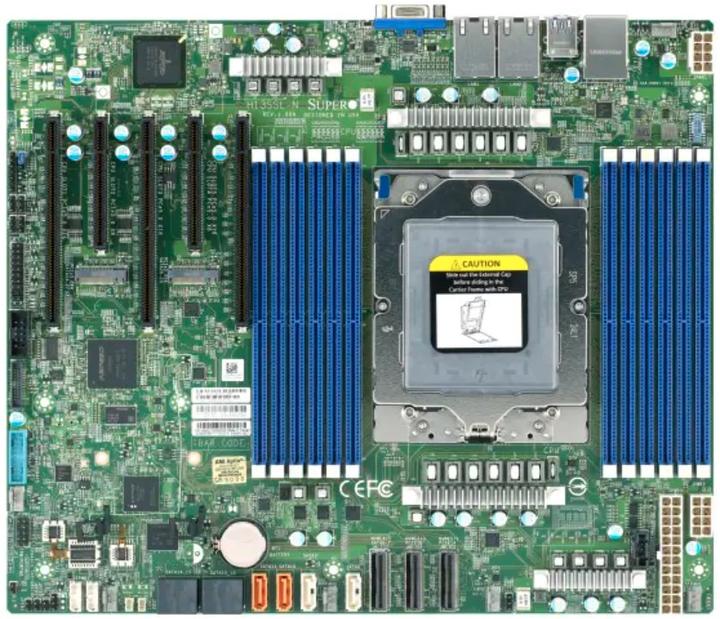 Actual product image Supermicro H13SSL-N (AMD SoC, AMD SoC, ATX)