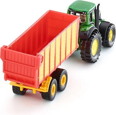 Produktbild Siku 1650 John Deere mit Ladewagen 1:72