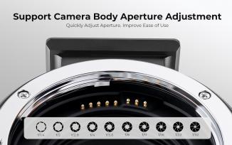 Actual product image K&F Concept Electronic Autofocus Camera Lens Adapter Ring for Canon EF/EF-S Lens to Sony E-mount