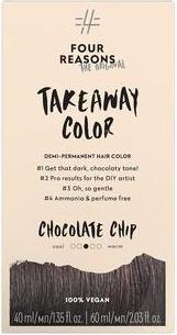 Actual product image Four Reasons Original Takeaway Color Chocolate Chip 4.7 Dark Chocolate Brown Demi-Permanent Hair Col (4.7 Dark chocolate brown)