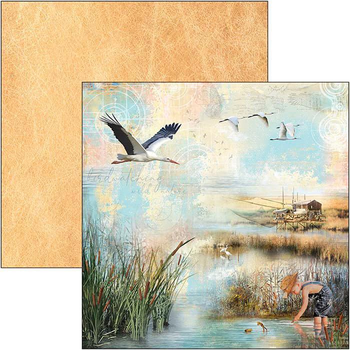 Immagine prodotto Ciao Bella Carta scrapbook "delta", 12 fogli, 30,5 x 30,5 cm (190 g/m², 12 x)