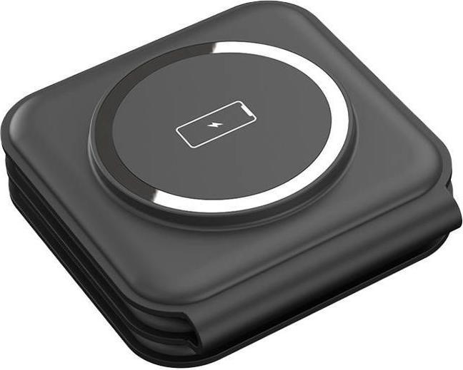Choetech T588-F 3in1 Magnetic Wireless Charger (black) (15 W)