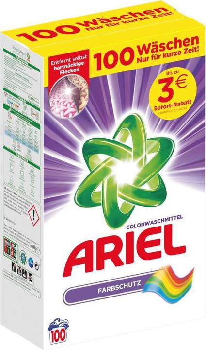 Immagine prodotto Ariel Detergente in polvere per capi colorati (100 Cicli di lavaggio, Polvere)