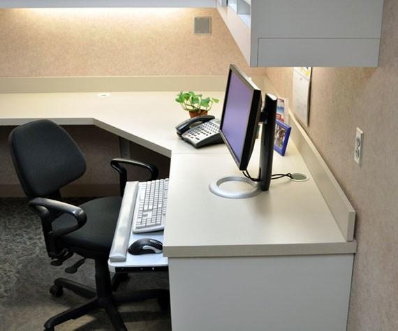Produktbild Ergotron Neo-Flex Monitor Standfuss mit patentierter CF-Technologie (Tisch, 24")