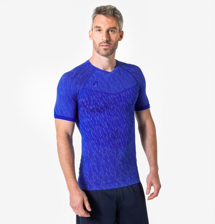 Produktbild Kipsta Damen/Herren Funktionsshirt Thermo kurzarm - Keepdry blau (M)