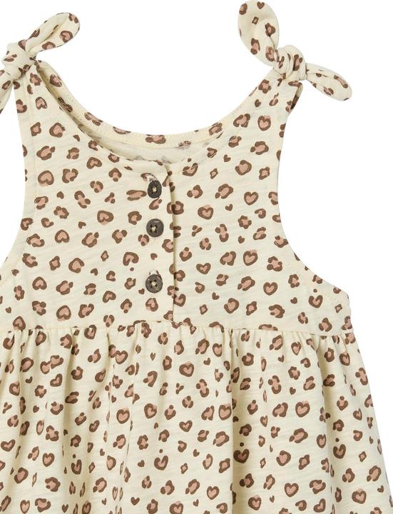 Actual product image Vertbaudet Bio-Kollektion: Bedrucktes Mädchen Baby Trägerkleid (68)
