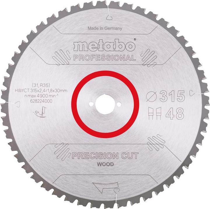 Actual product image Metabo Precision cut wood - Professional