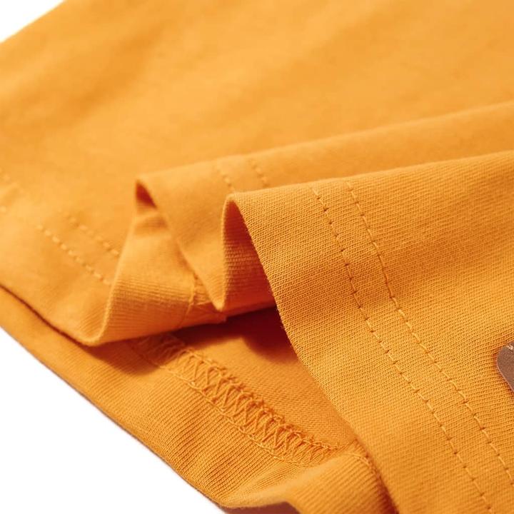 Immagine prodotto VidaXL Camicia da bambino a maniche lunghe ocra 116,Materiale: 100 (116)