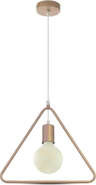 Produktbild V-TAC VT7321CG Geometrische Hängelampe Champagner Gold Single Dreieck (E27)