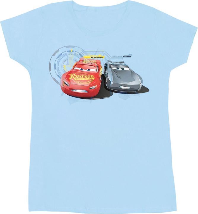 Disney Cars Lightning Vs Storm TShirt (L)