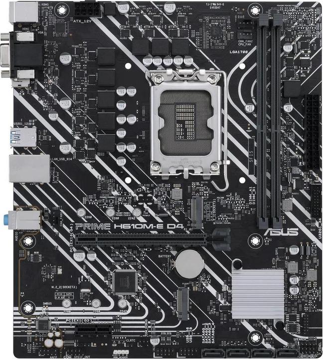 Immagine prodotto ASUS Scheda madre|Intel H610|LGA1700|Micro-ATX|Memoria DDR4 (LGA 1700, Intel H610, mATX)