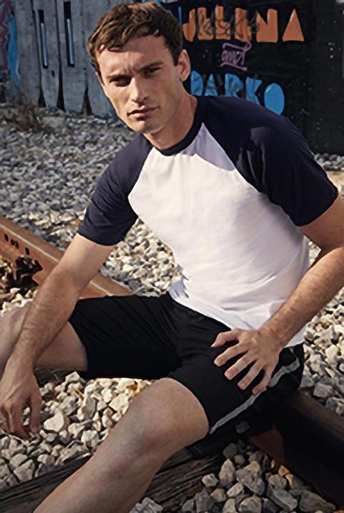 Actual product image Fruit of the Loom Baseball TShirt short-sleeved (XL)
