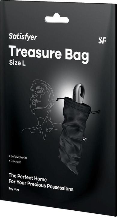 Immagine prodotto Satisfyer Borsa del Tesoro Taglia L | Borsa con cordoncino per conservare i giocattoli sessuali per adulti -