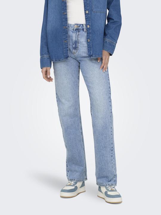 Immagine prodotto Only ONLBILLIE Jeans a vita alta e taglio dritto Jeans dalla vestibilità dritta (W27/L30)