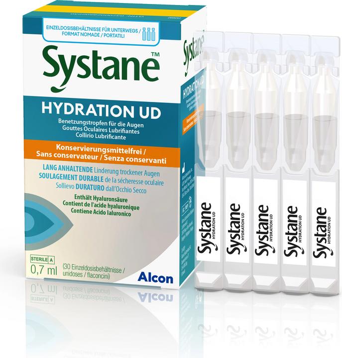 Produktbild Systane Hydration UD Benetzungstropfen (21 ml, zur verbesserten Befeuchtung der Augen und Augenlider, 30 x 0.7 ml)