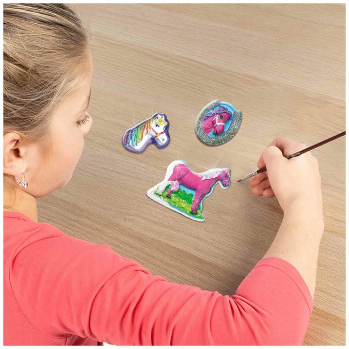 Actual product image Ses Plaster cast and painting - horses