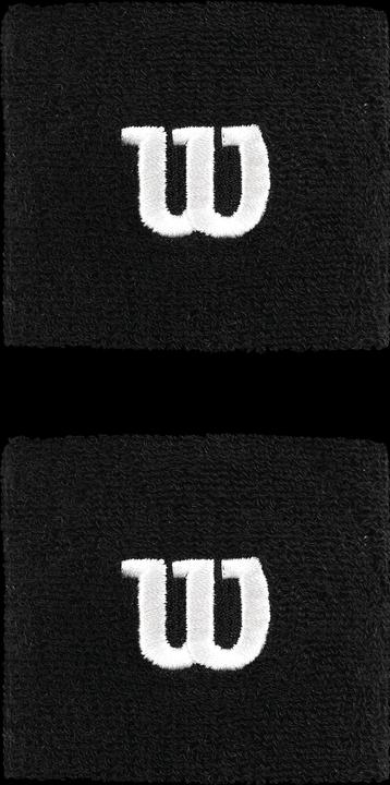 Wilson Schweissbänder Schwarz (2 Stk.)