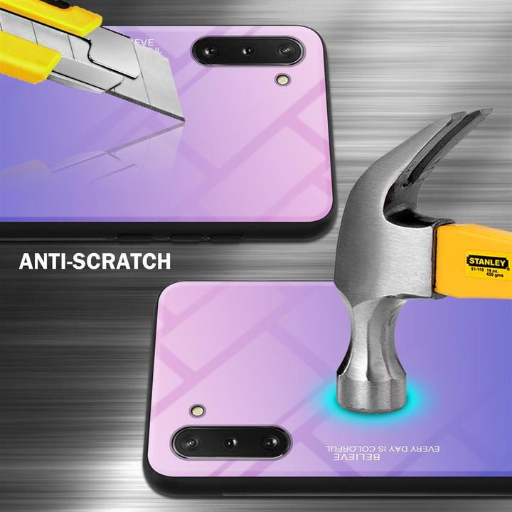 Image du produit Cadorabo Couverture en verre TPU 2 couleurs (Samsung Galaxy Note 10)