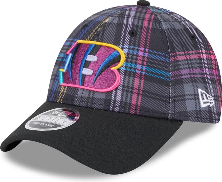 New Era Cincinnati Bengals Crucial Catch 9Forty Snapback Cap (One Size)