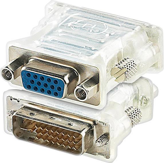 Actual product image Auvisio Display adapter (DVI-I male to VGA female) (DVI, VGA)