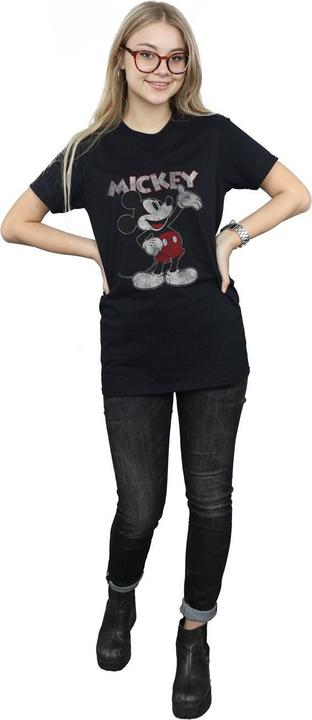 Actual product image Disney Womens/Ladies Presents Mickey Mouse Cotton Boyfriend T-Shirt (XXL)